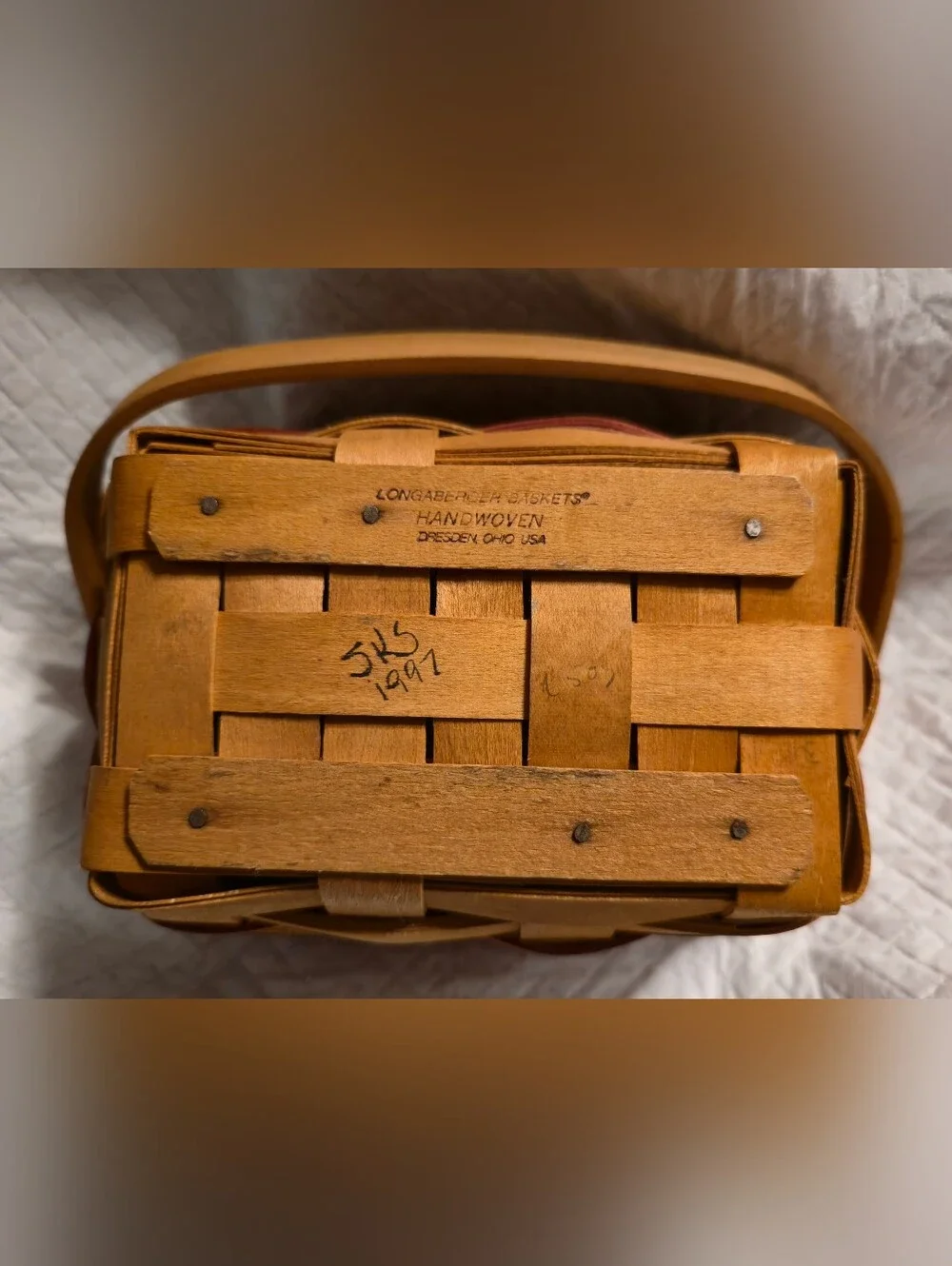 Longaberger vintage handwoven